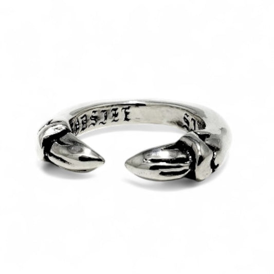 【GODSIZE ゴッドサイズ】GS-211R TWIN CLAW RING ツインクロウ リング