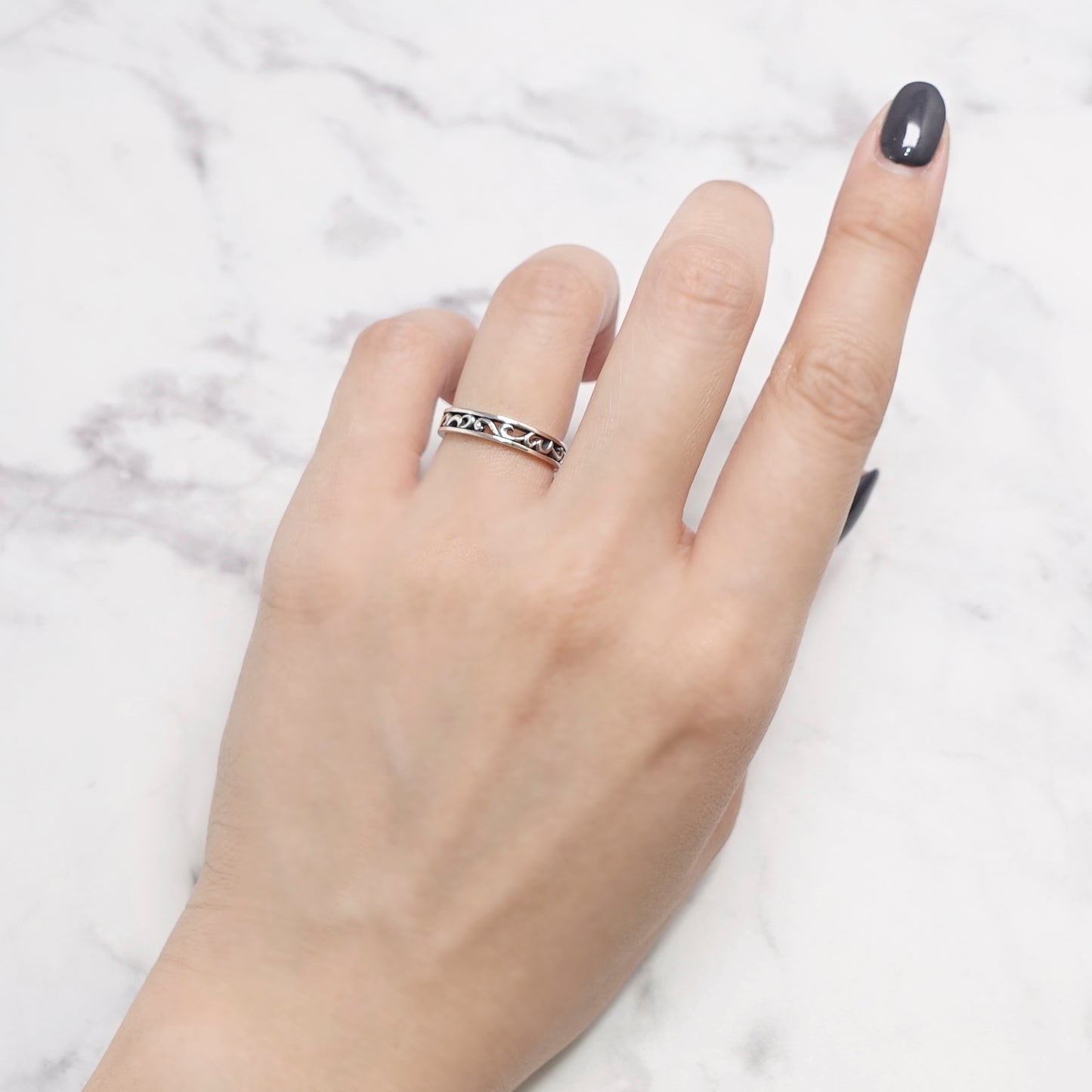 【Bastille バスティーユ】BHAR-035：Small ambre paroles Ring スモールアンバーパロールリング