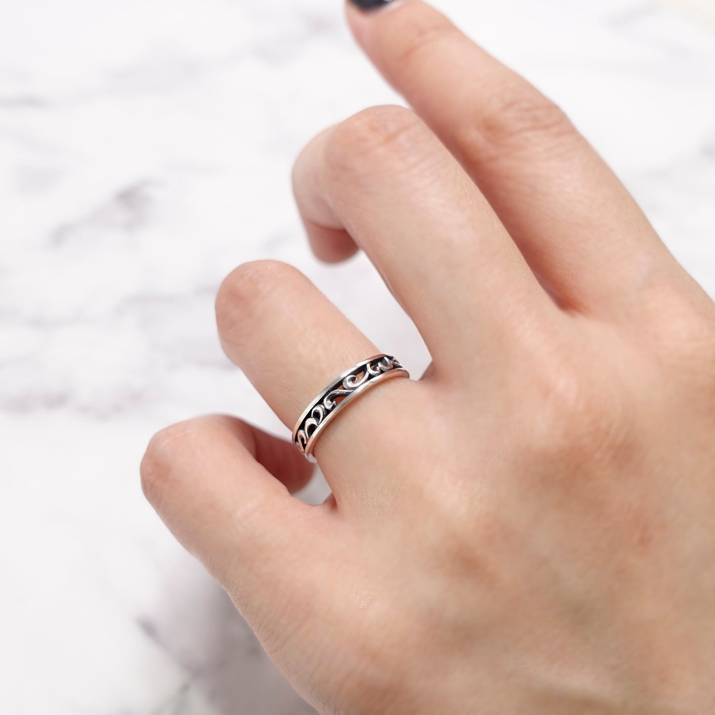 【Bastille バスティーユ】BHAR-035：Small ambre paroles Ring スモールアンバーパロールリング