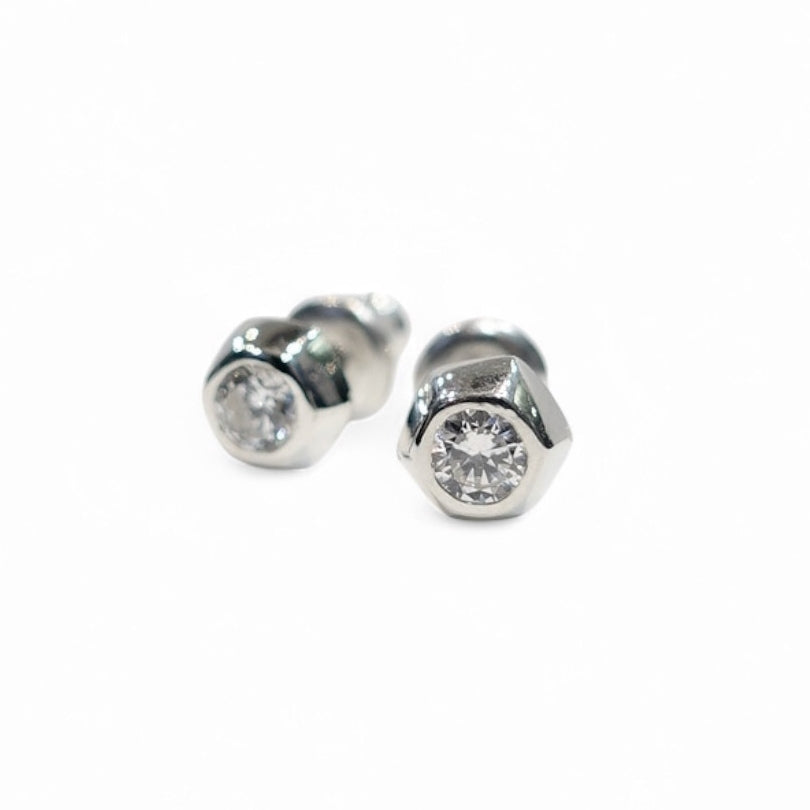 【GABLEO BRAGA/ガブレオ ブラガ】BE01001SV  Rock Studs Earring