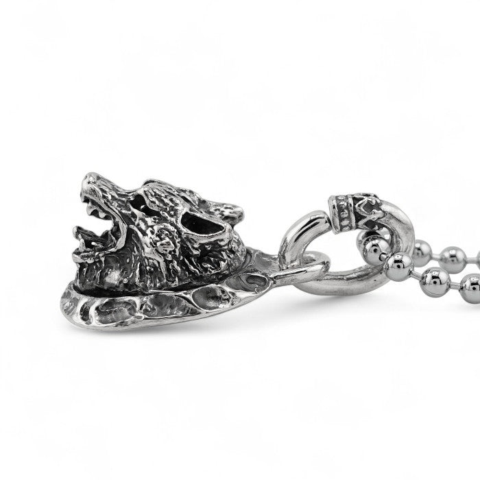 【GODSIZE ゴッドサイズ】925LTD Wolf Pendant -925-限定 ウルフペンダント