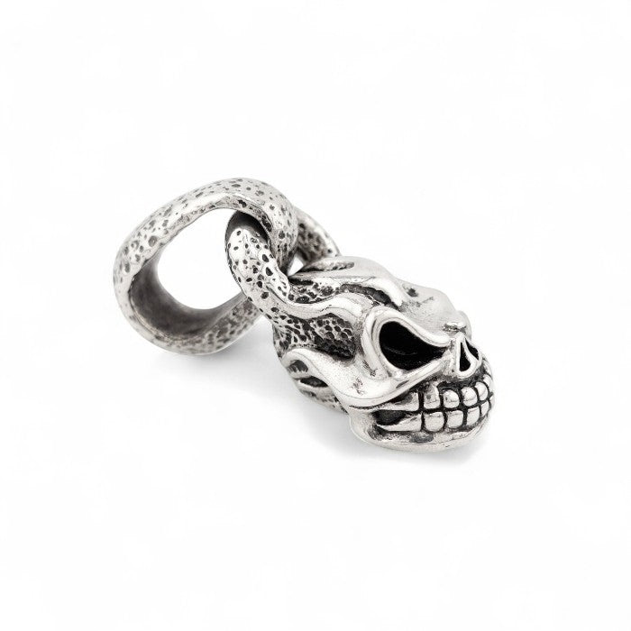 【STARLINGEAR スターリンギア】STP004-Flame マイクロスカルフレームペンダント