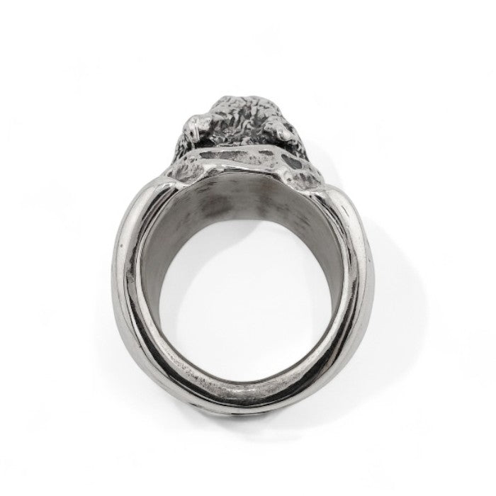 【GODSIZE ゴッドサイズ】GS-201R WOLF RING ウルフリング