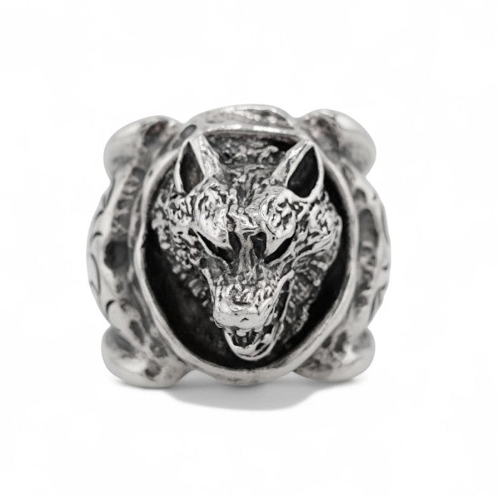 【GODSIZE ゴッドサイズ】GS-201R WOLF RING ウルフリング
