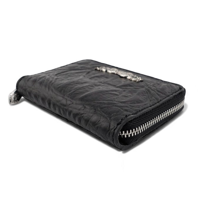 【DEAL DESIGN ディールデザイン】393828 ラウンドコインケース/型押しクロコケース