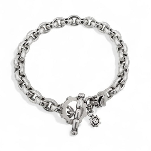 【STARLINGEAR スターリンギア】STB079Feb ラージプレーンリンク w/タイニーカービーブレスレット