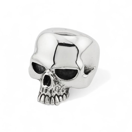 【CRAZY PIG DESIGNS クレイジーピッグデザインズ】NO.27 Large Evil Skull Ring ラージイーヴル(エビル) スカルリング