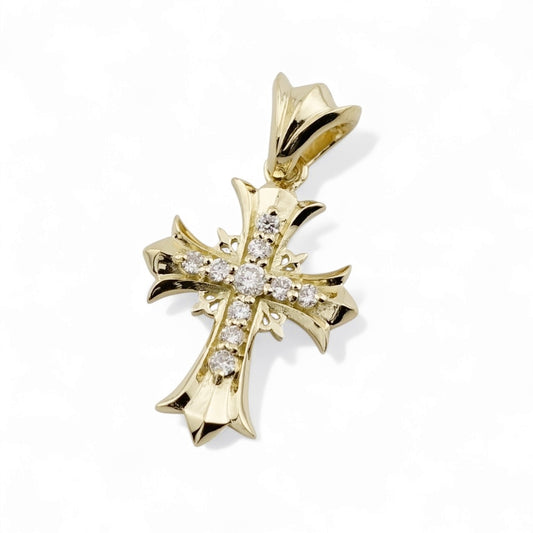 【Bastille バスティーユ】BHAP-029-K18YG w/Dia：Louix croix charm ルイクルワチャーム