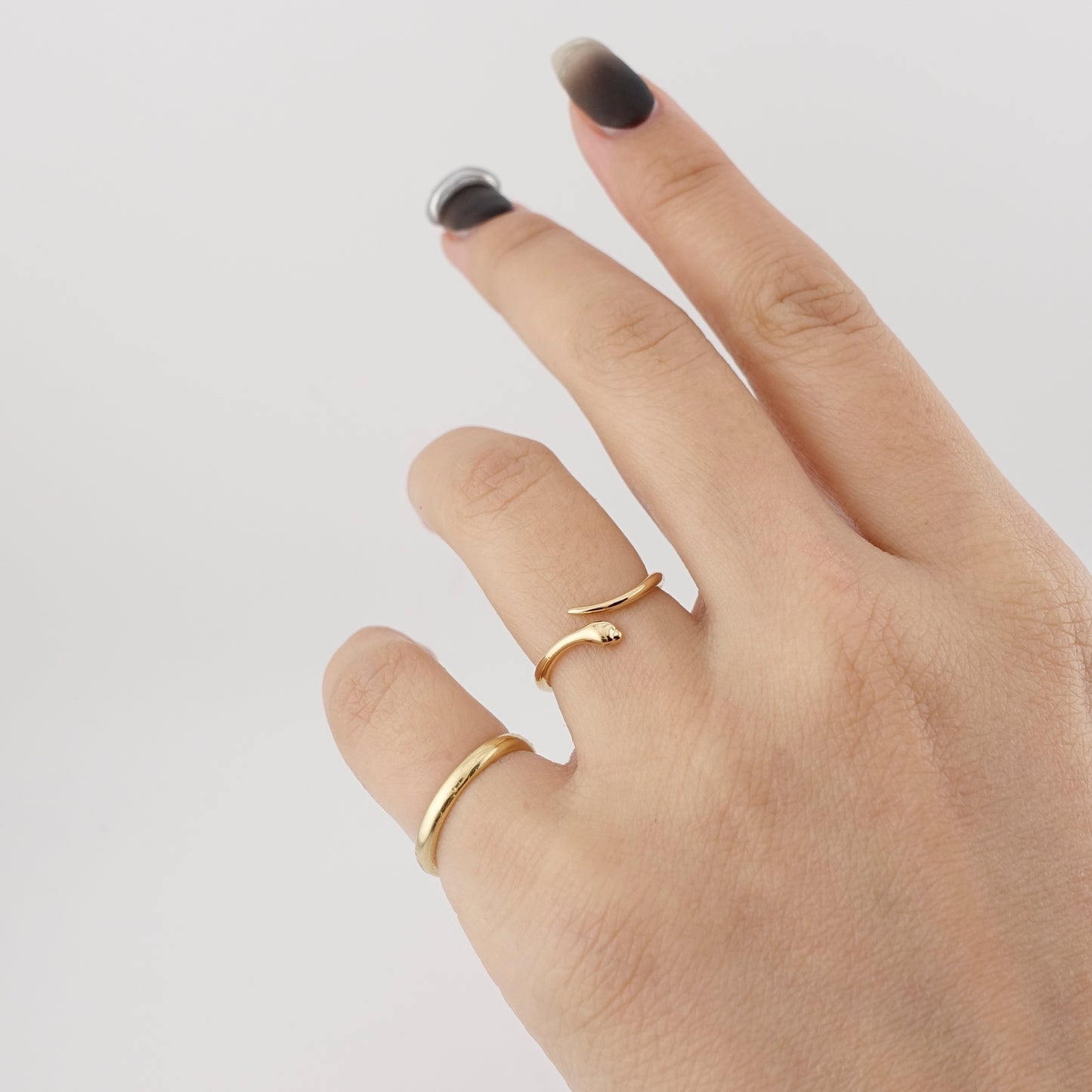 【GIGOR ジゴロウ】NO.328G ピンキースネイブリング K10YG