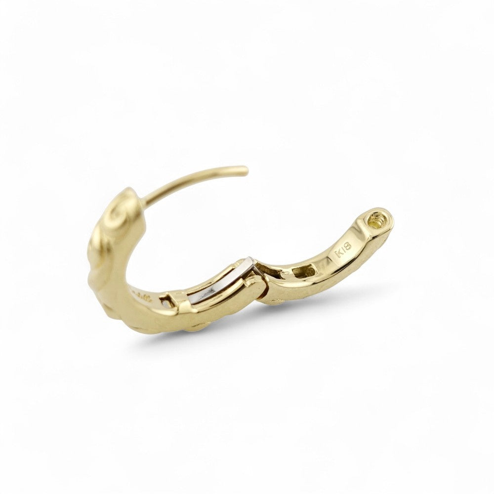 【Bastille バスティーユ】BHAE-034 : ambre ressort -K18YG：L アンバールソール ピアス