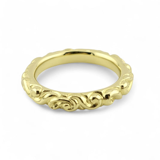 【Bastille バスティーユ】BHAR-036： Small ambre ring -K18YGスモールアンバーぺールリング