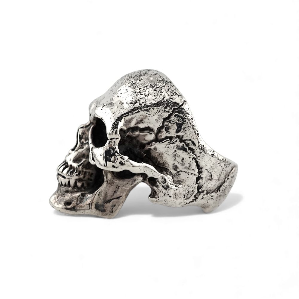 【CRAZY PIG DESIGNS クレイジーピッグデザインズ】NO.989 LIVE SKULL RING