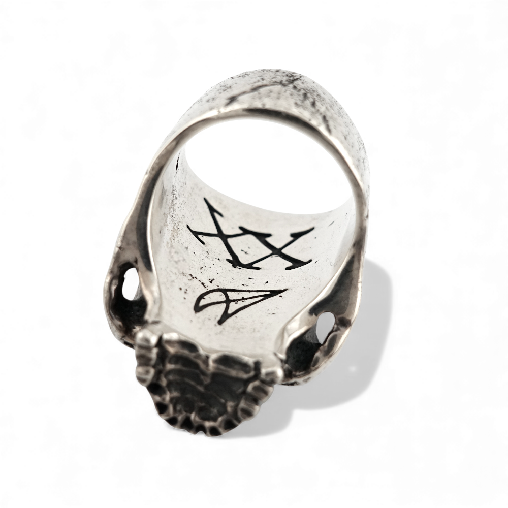 【CRAZY PIG DESIGNS クレイジーピッグデザインズ】NO.1025 XX OSSUARY SKULL RING