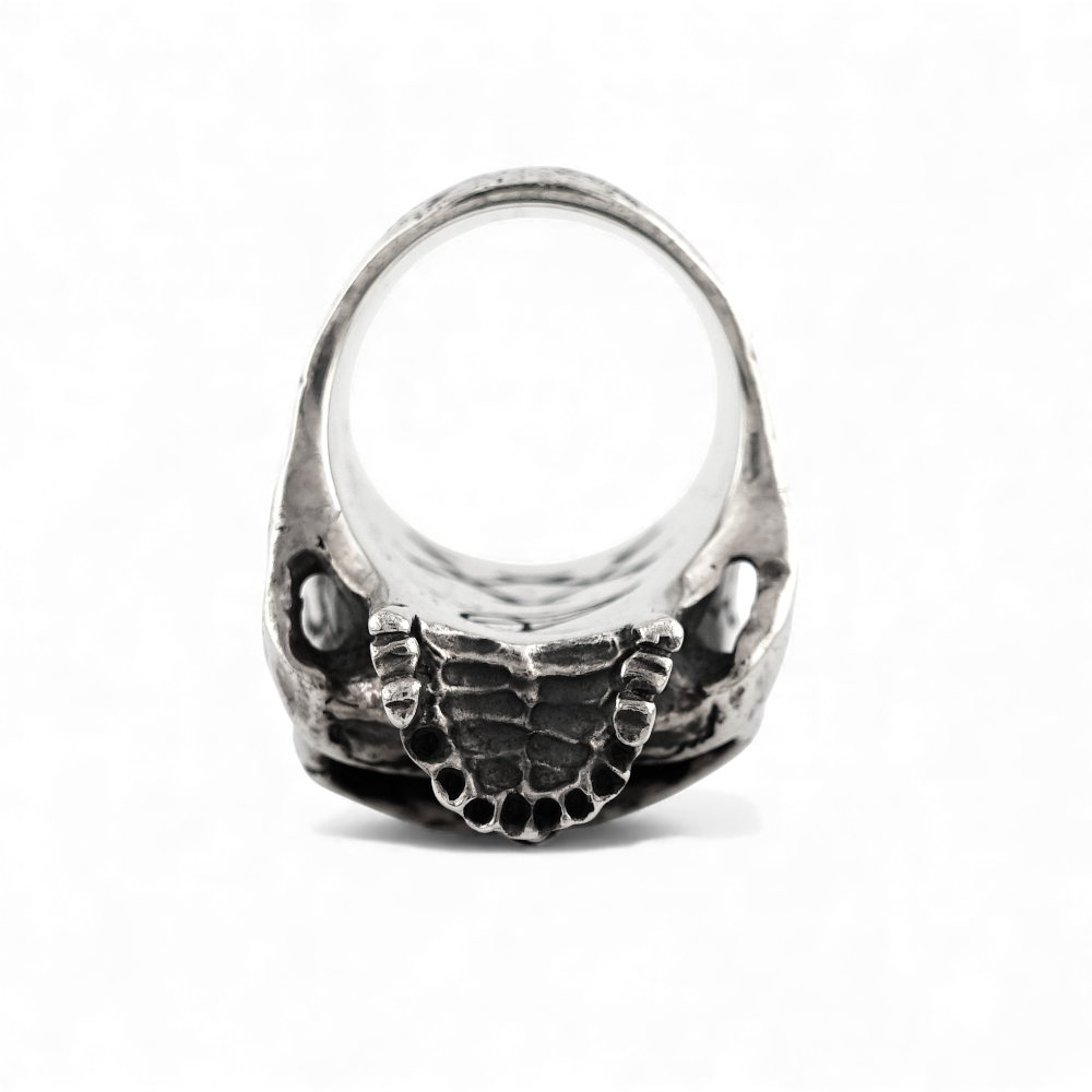 【CRAZY PIG DESIGNS クレイジーピッグデザインズ】NO.1025 XX OSSUARY SKULL RING