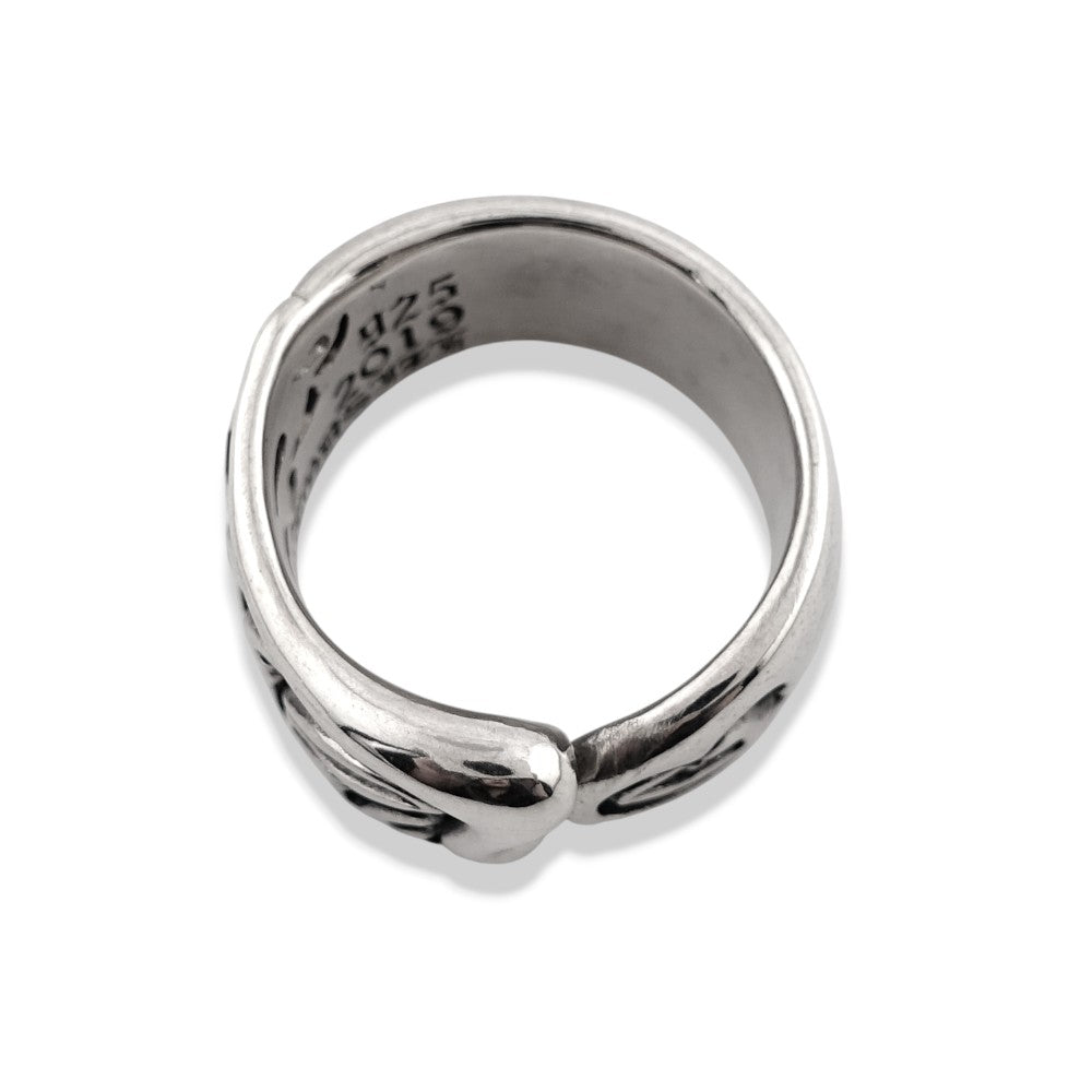 [GODSIZE] GS-205r 棕榈叶卷轴戒指