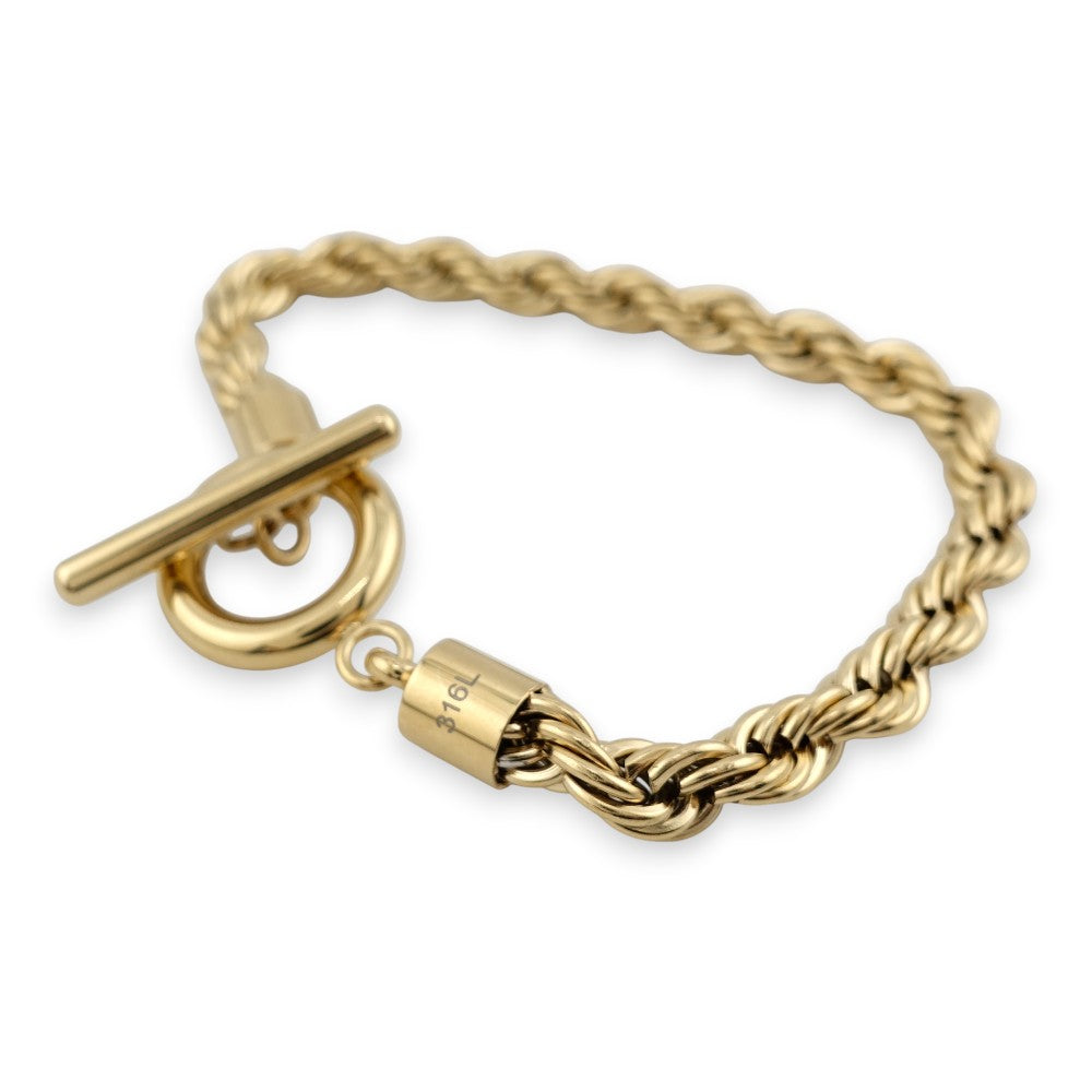 -925- Select: French Rope Bracelet 316BS-08