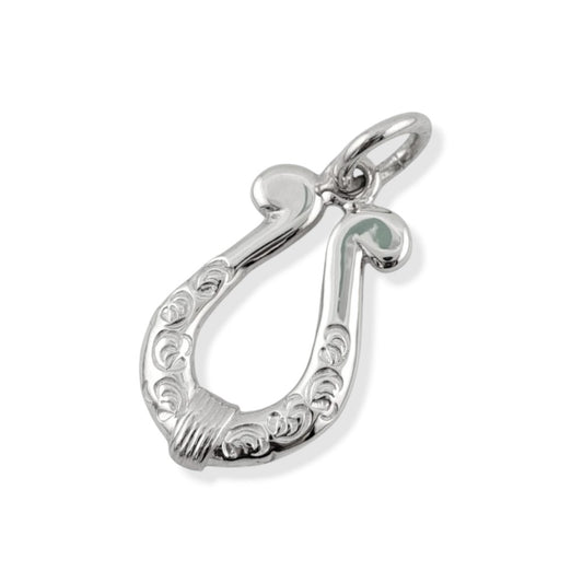 【FIRST ARROW'S】P-861 Arabesque Carved Horseshoe Pendant (M)