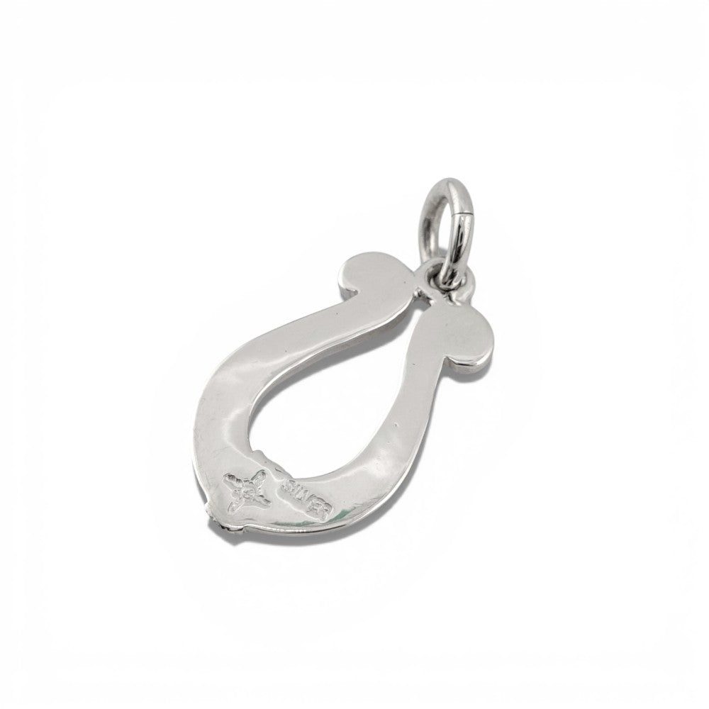 【FIRST ARROW’s ファーストアローズ】P-861 カラ草彫り Horseshoe Pendant(M)