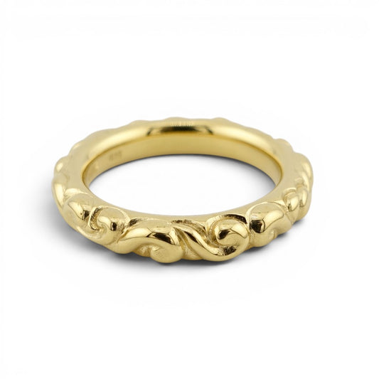 【Bastille バスティーユ】BHAR-036： Small ambre ring GDコーティング