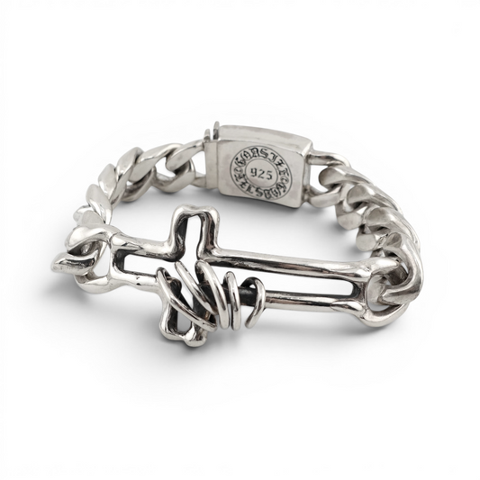 2026AW先行予約【GODSIZE ゴッドサイズ】GS748CB BIND CROSS BRACELET