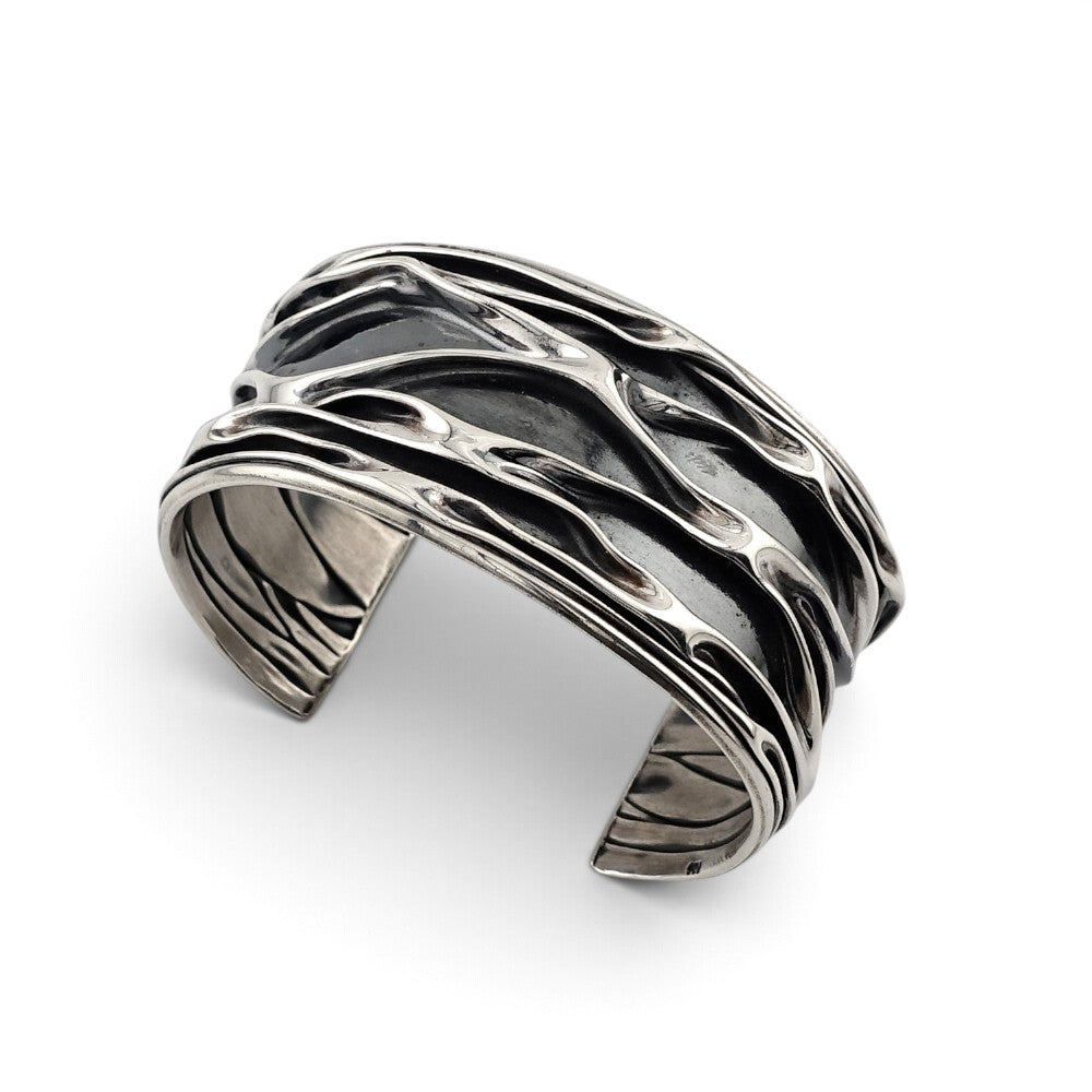 【NAVAJO INDIAN JEWELRY】Silver Bangle -01