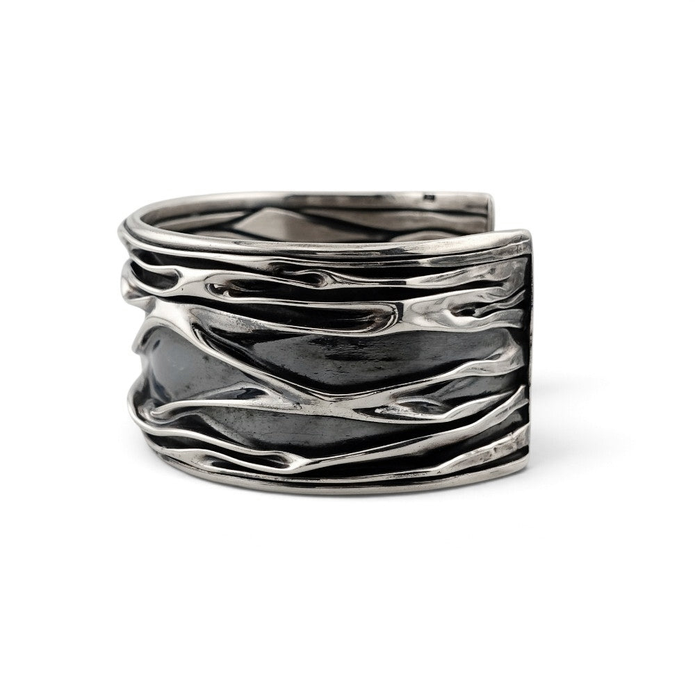 【NAVAJO INDIAN JEWELRY】Silver Bangle -01