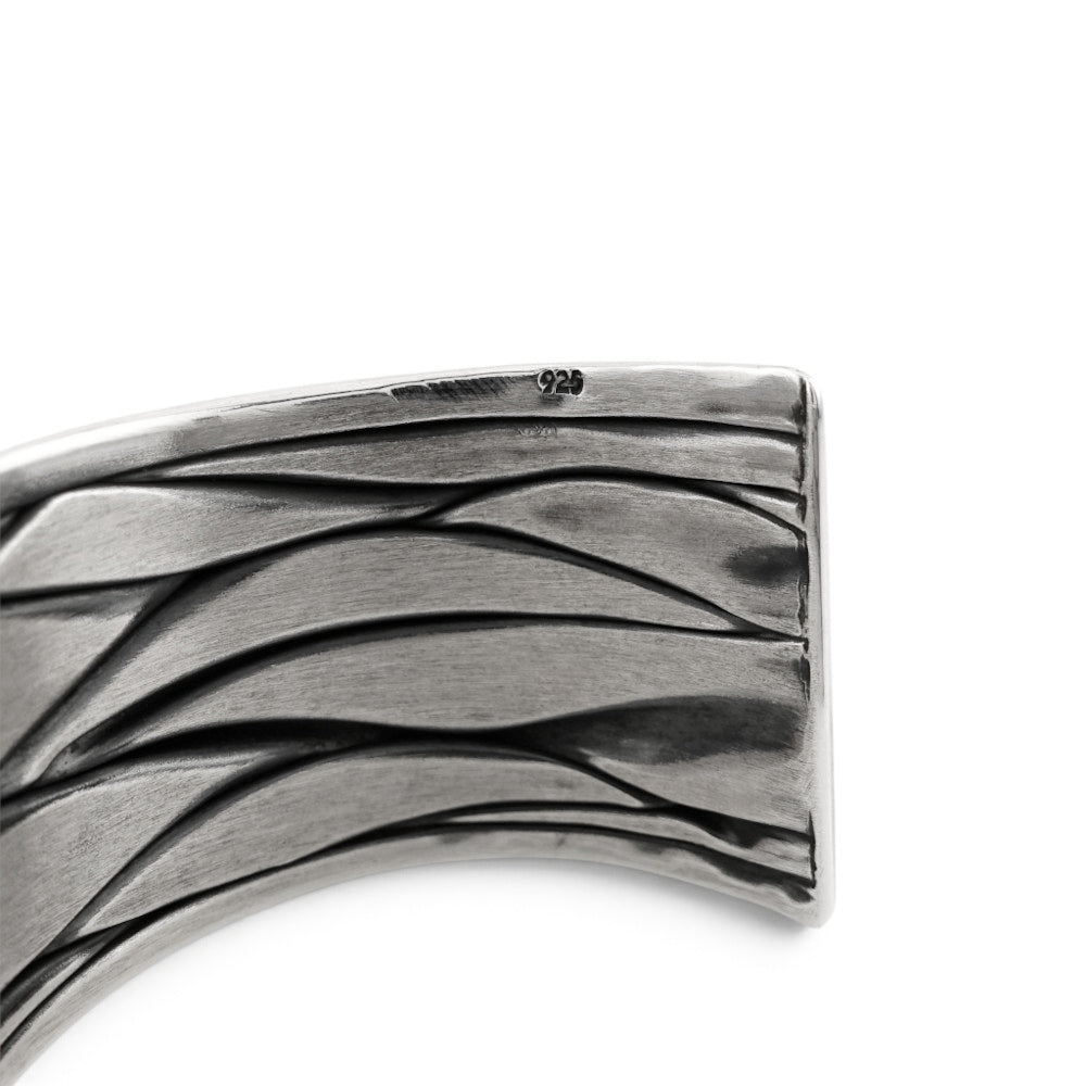 【NAVAJO INDIAN JEWELRY】Silver Bangle -01