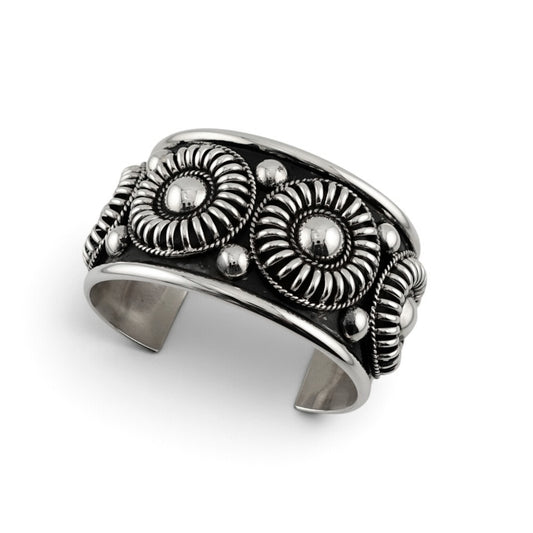【NAVAJO INDIAN JEWELRY】Silver Bangle -JX123798
