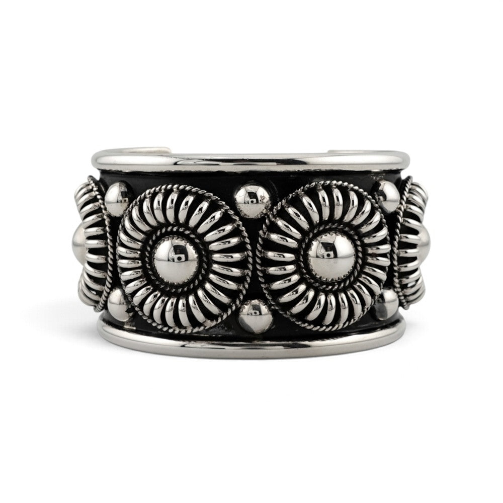 【NAVAJO INDIAN JEWELRY】Silver Bangle -JX123798