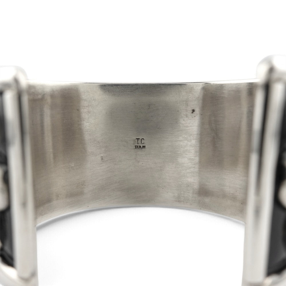 【NAVAJO INDIAN JEWELRY】Silver Bangle -JX123798