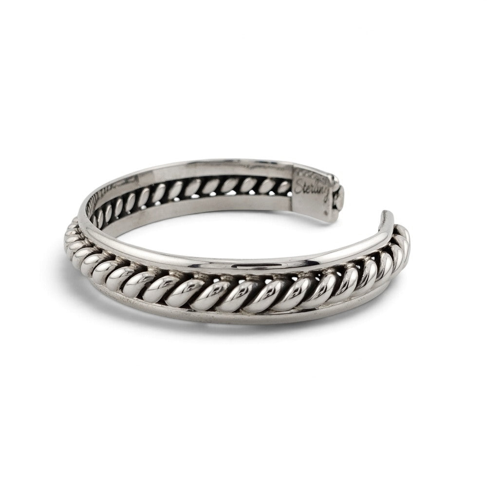 【NAVAJO INDIAN JEWELRY】Silver Bangle -3280