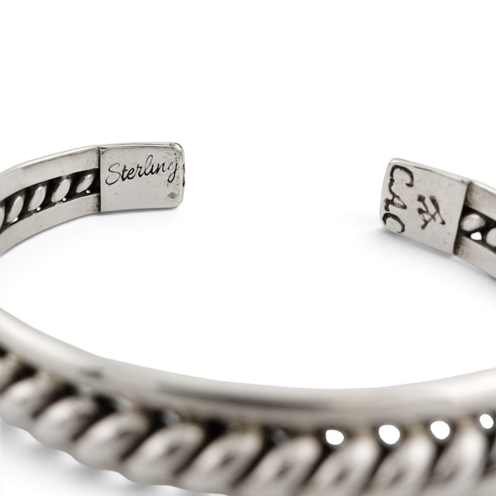 【NAVAJO INDIAN JEWELRY】Silver Bangle -3280