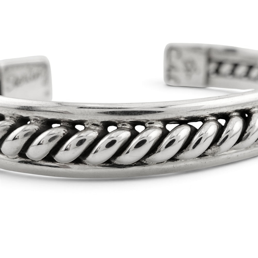 【NAVAJO INDIAN JEWELRY】Silver Bangle -3280