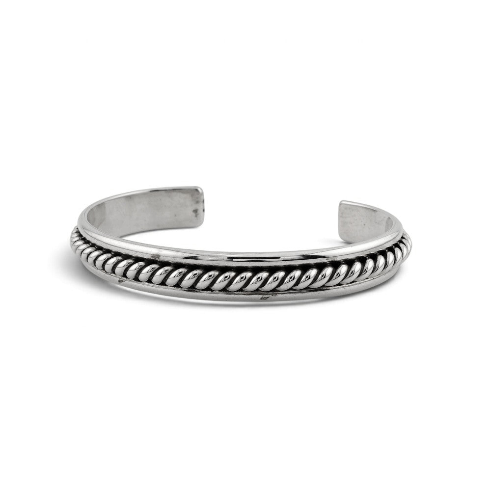 【NAVAJO INDIAN JEWELRY】Silver Bangle -2420