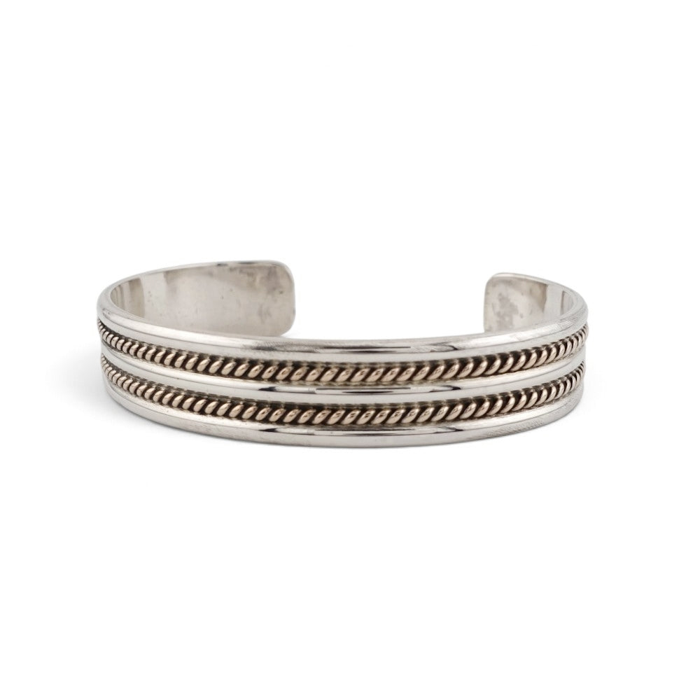 【NAVAJO INDIAN JEWELRY】Silver Bangle -0059-12KGF
