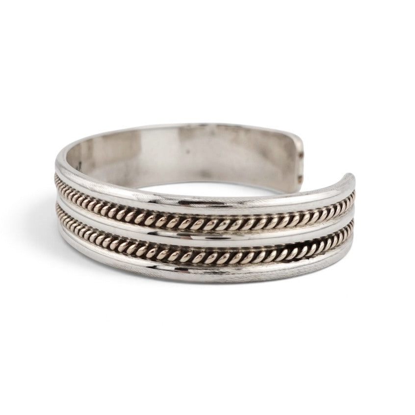 【NAVAJO INDIAN JEWELRY】Silver Bangle -0059-12KGF