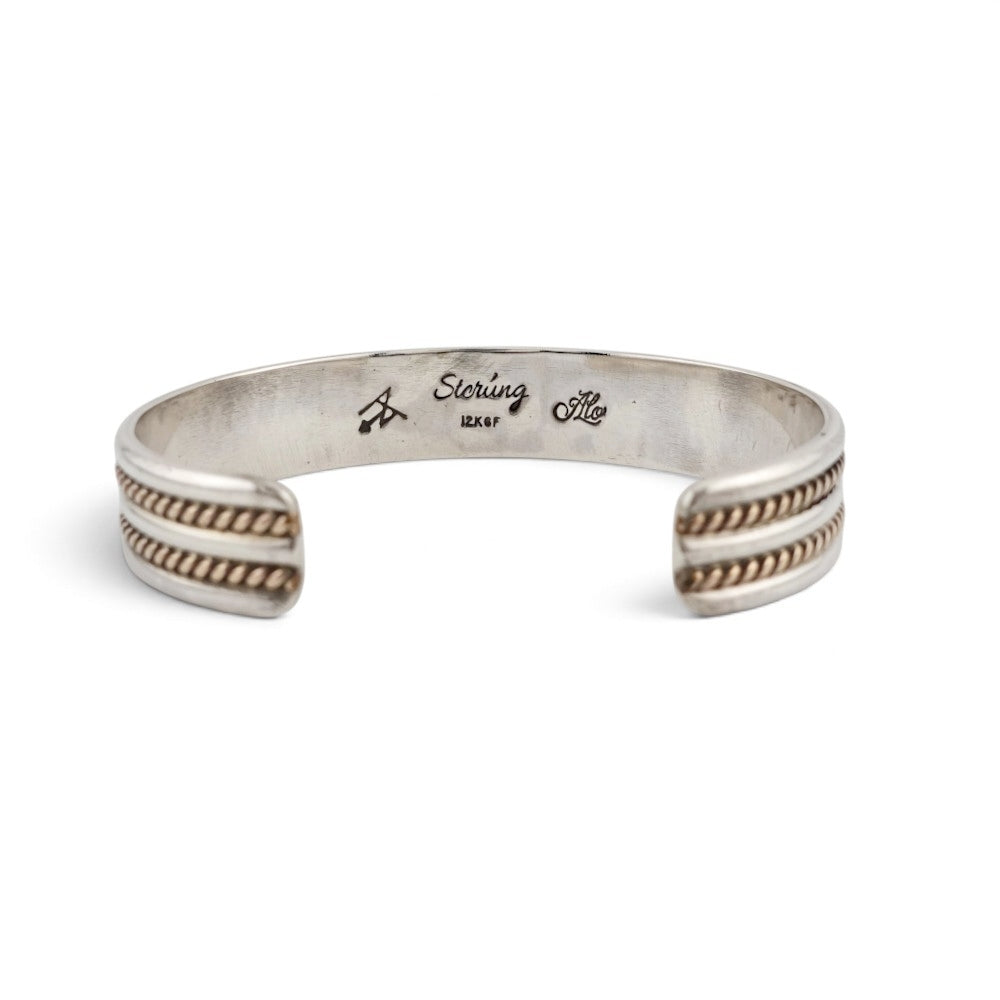【NAVAJO INDIAN JEWELRY】Silver Bangle -0059-12KGF