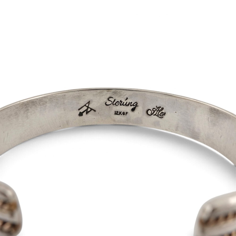 【NAVAJO INDIAN JEWELRY】Silver Bangle -0059-12KGF