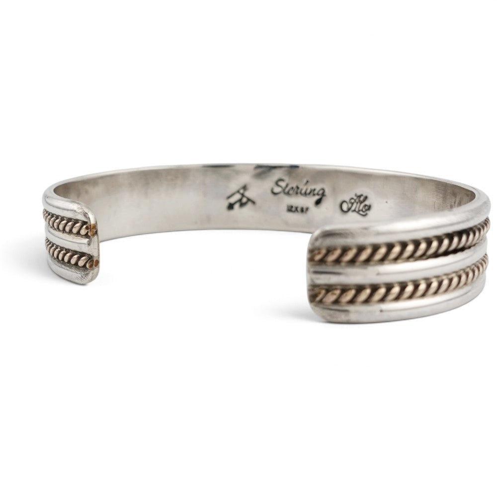 【NAVAJO INDIAN JEWELRY】Silver Bangle -0059-12KGF