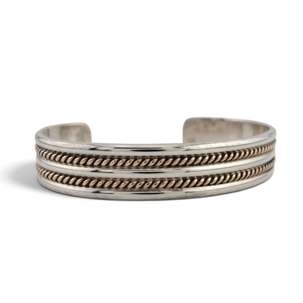 【NAVAJO INDIAN JEWELRY】Silver Bangle -0059-12KGF