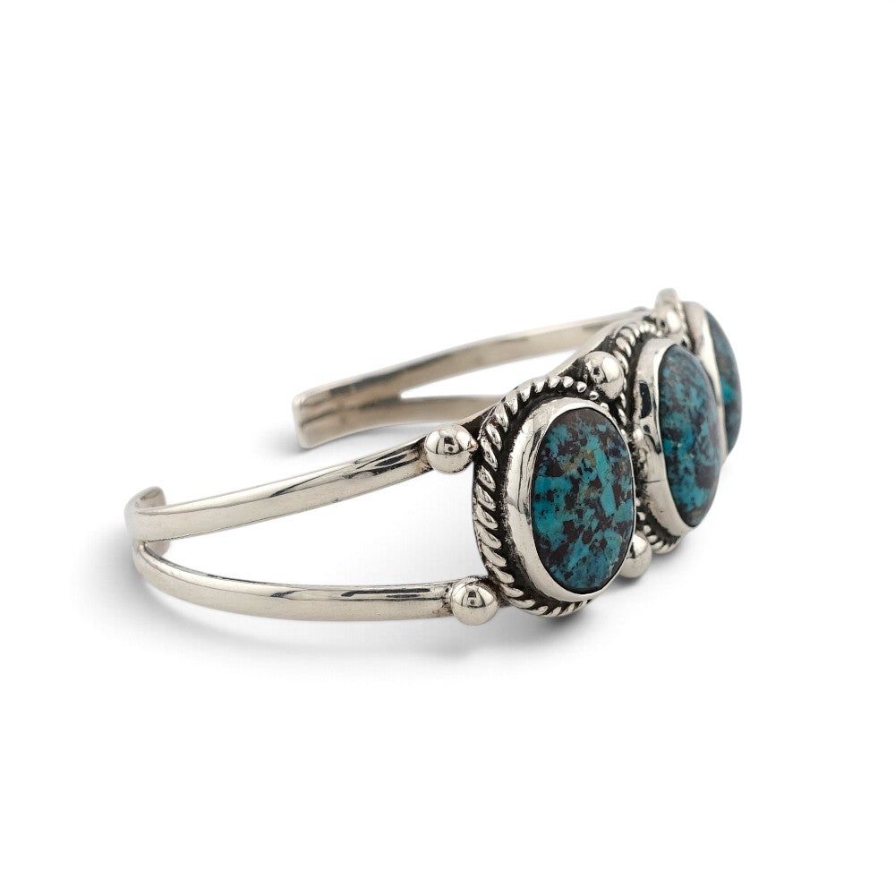 【NAVAJO INDIAN JEWELRY】Silver Bangle -02