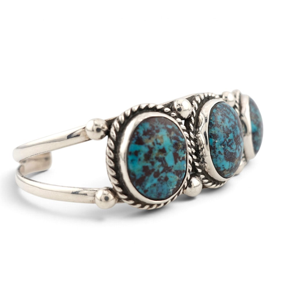 【NAVAJO INDIAN JEWELRY】Silver Bangle -02