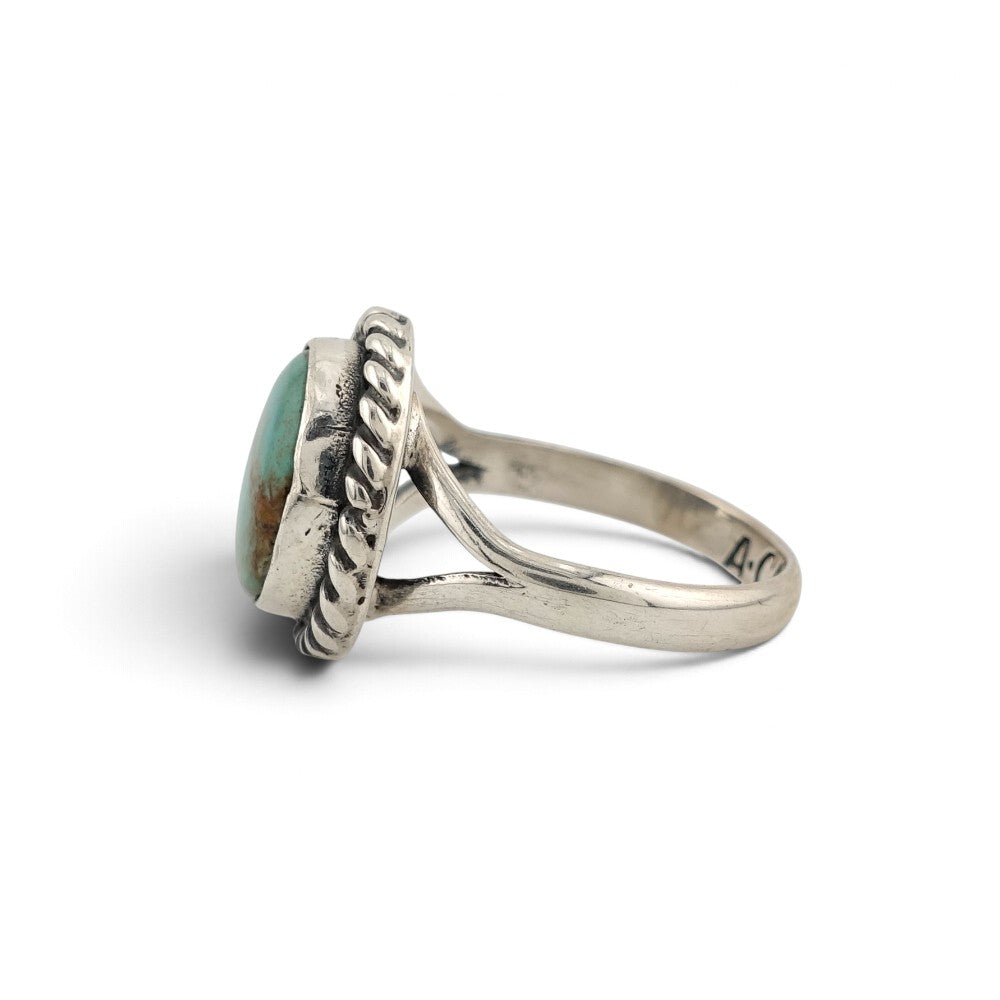 【NAVAJO INDIAN JEWELRY】Silver Ring - 09／22号