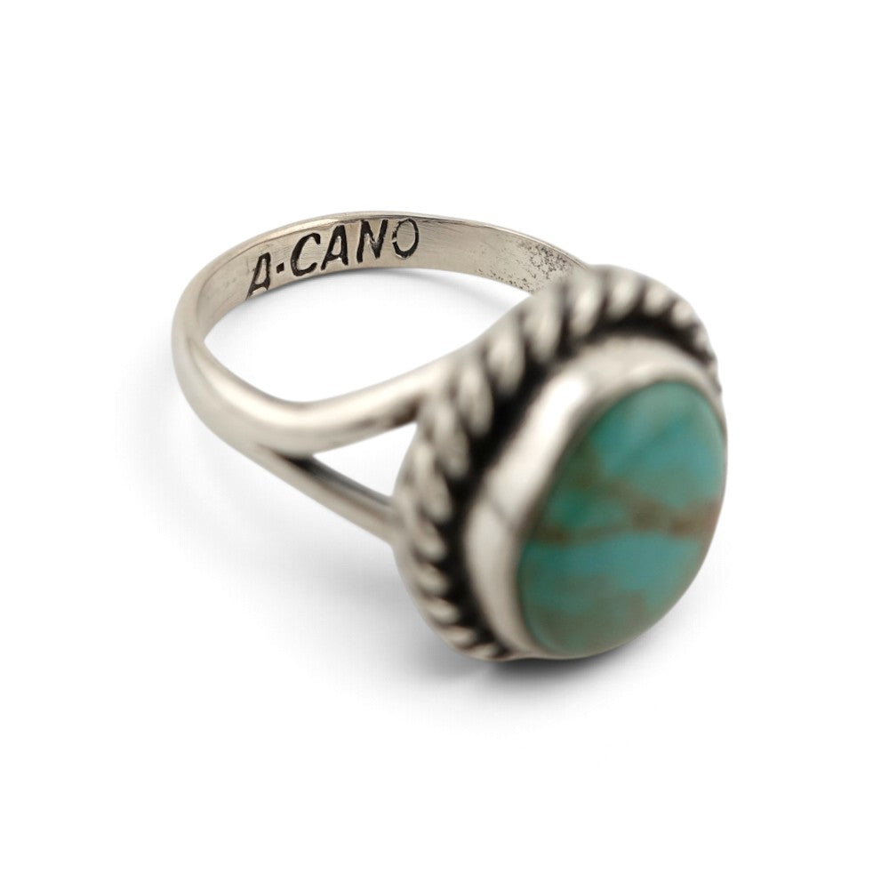 【NAVAJO INDIAN JEWELRY】Silver Ring - 09／22号