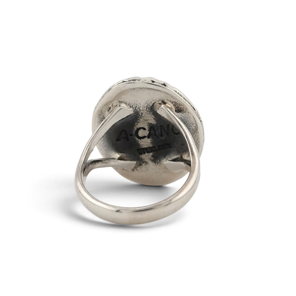 【NAVAJO INDIAN JEWELRY】Silver Ring - 02／13号