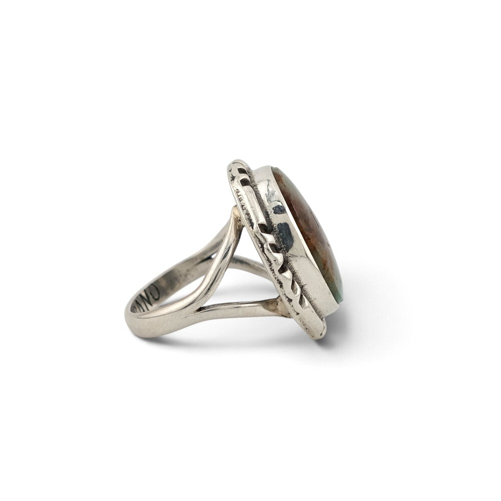 【NAVAJO INDIAN JEWELRY】Silver Ring - 02／13号