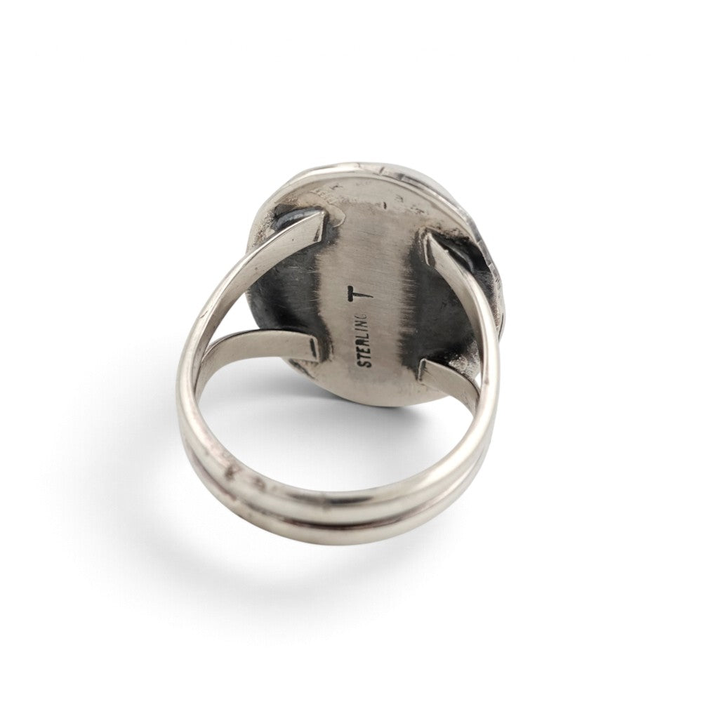【NAVAJO INDIAN JEWELRY】Silver Ring - 04／14号