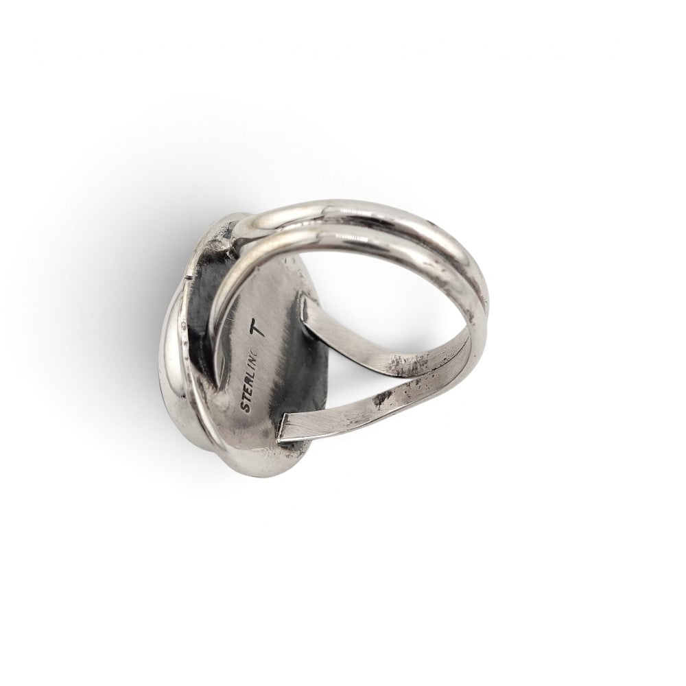 【NAVAJO INDIAN JEWELRY】Silver Ring - 04／14号