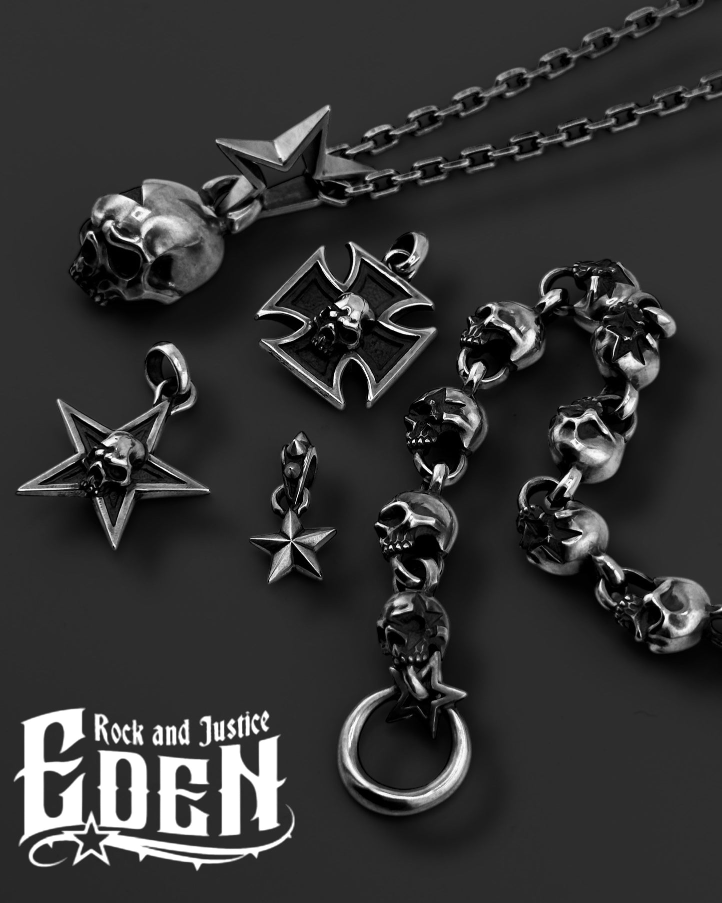 【Rock and Justice EDEN/エデン】Iron Cross Top アイアンクロストップ [ EIC-1 ]