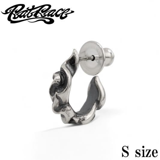【Rat Race ラットレース】Rise Flare Hoop Pierce S ライズフレアフープピアスS